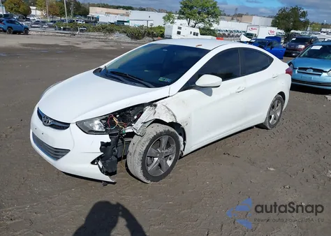 2013 Hyundai Elantra Gls from USA, damaged, VIN 5NPDH4AE1DH262341